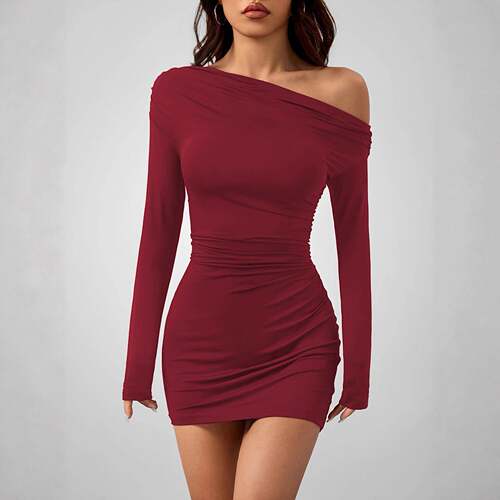 Women's Elegant Lace Patchwork Slim-Fit Long Sleeve