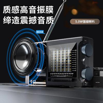 AEG 537059047212曼T-6629全波段收53705904纽音机老年人携专用半