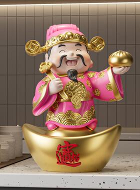 包你装发财可爱财摆爷件新店前台招财饰工艺品客厅乔迁开神业包你