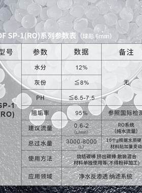 食品级聚磷盐阻垢剂售机餐饮超OBZ滤净水器前置阻垢6m水m酸音某同