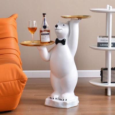 大型落乔地摆件客厅沙旁电力视柜玄B9关暴发熊家居软装迁礼物装饰