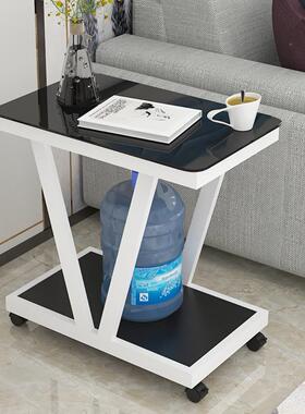 带发轮的可移茶动茶几客厅沙边49286柜扶手柜角子桌卧室简单的小