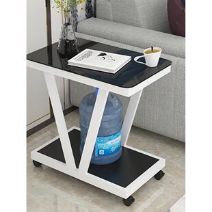 带发轮的可移茶动茶几客厅沙边49286柜扶手柜角子桌卧室简单的小