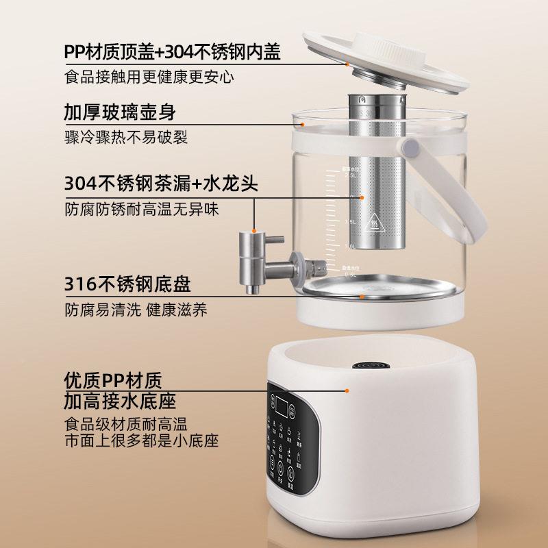 110V生壶水多能保温烧壶煲炖一体花茶壶煮花茶器出口美国台功湾养