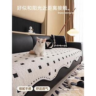 轻发奢高端异形沙坐2025发新款秋垫冬YXHSGYBB真皮沙坐垫单件防滑