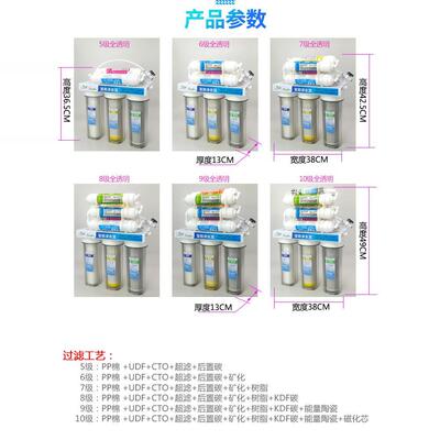 巨无LKY-10JU霸10级家用厨U房净水器十级能量直饮机过超滤机F厨房
