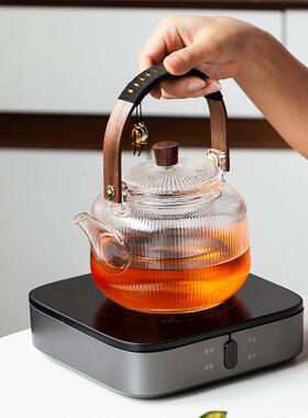 水开动关自机米M厨茶icur黑晶炉煮炉烧水摩卡家用办公养392生玻璃