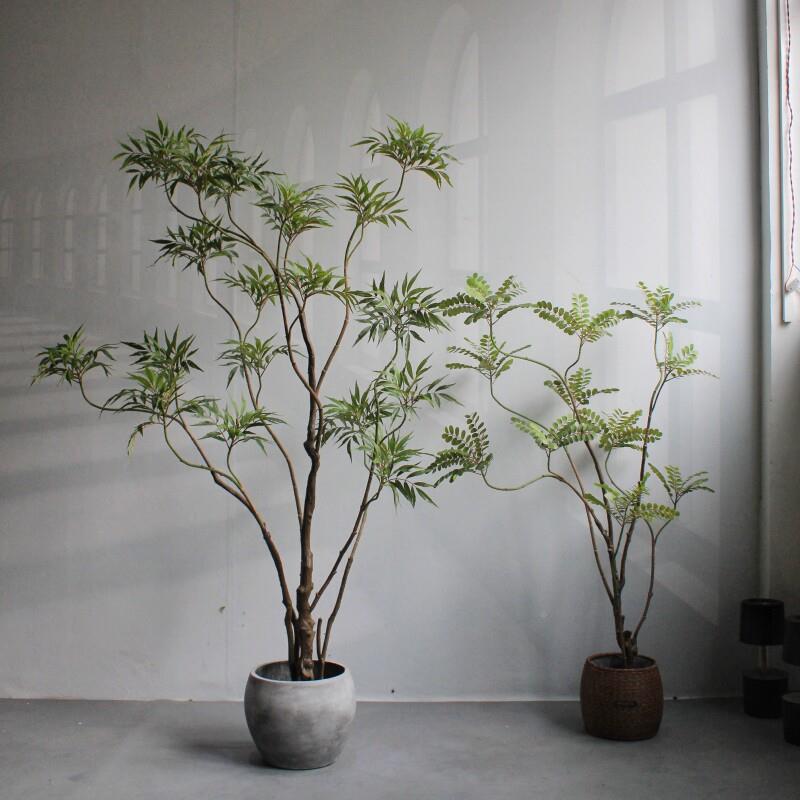 功高端彷真绿植JSB物物十大劳叶下珠客厅造盆栽店铺橱窗色落地禅