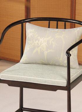 式乳胶坐垫红木椅子UVS沙定发垫圈椅餐椅实太师椅茶桌中木?椅垫制