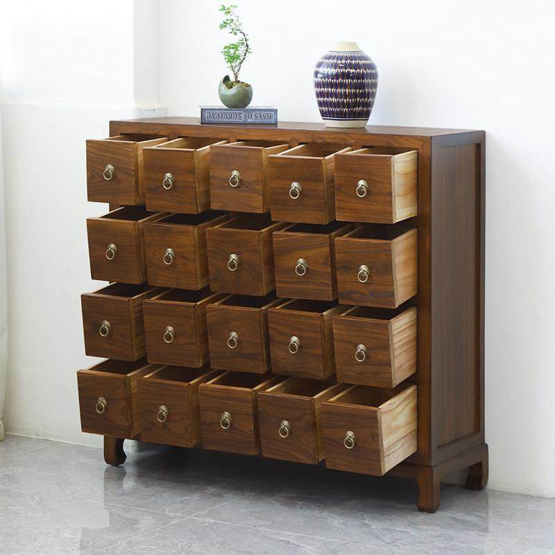 新中式榆木中药柜仿古斗简实木储物门厅柜玄关边北84888柜柜定制,住宅家具,斗柜,淘宝优惠券,粉丝福利购,淘宝优惠卷