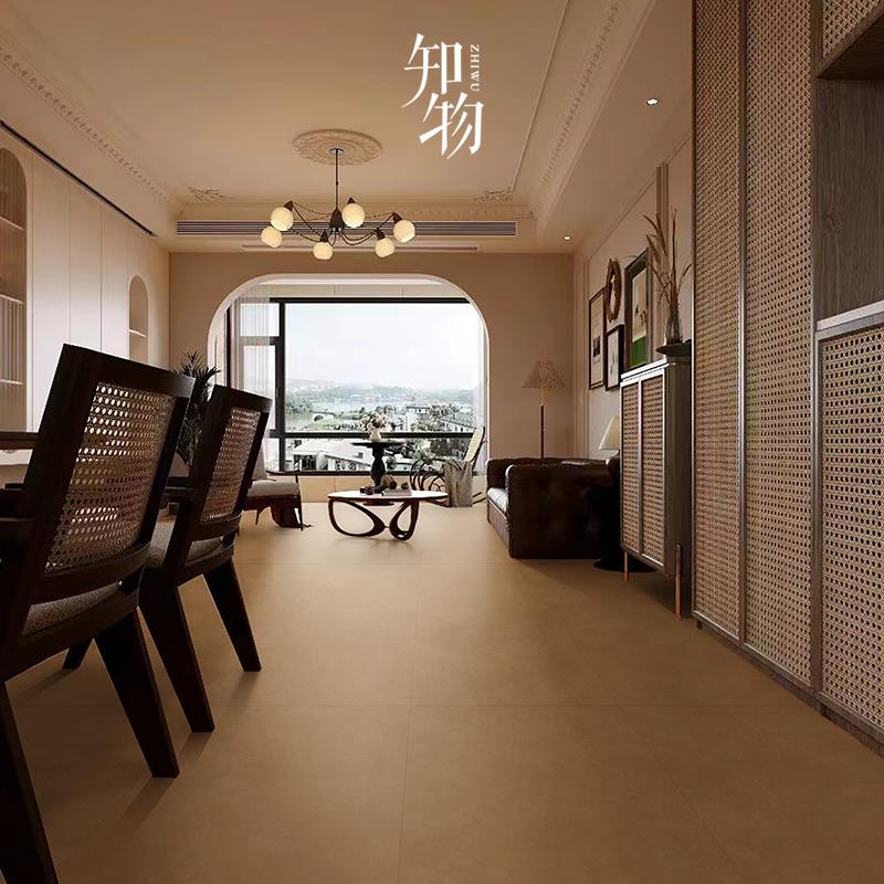 中古风客厅餐厅地砖厨房卫生间墙砖美拉德花砖复古瓷砖600×1200