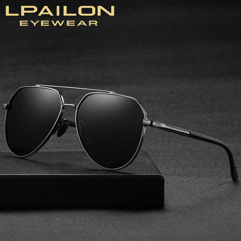 新款太阳镜男士驾驶偏光墨镜司机驾车方形钓鱼夜视镜镜眼镜2801