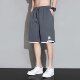 衩运动中裤 源头厂家冰丝短裤 子 休闲夏季 速干五分大裤 男士 宽松工装