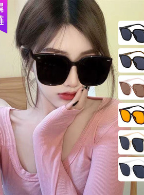 2024新款墨镜女高级感网红辣妹防紫外线太阳镜开车大框显瘦男眼镜