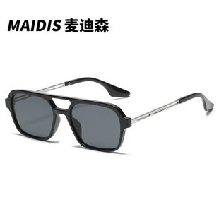 杰特3517钢铁侠唐尼同款男士双梁大方框墨镜陈立农同款变色太阳镜