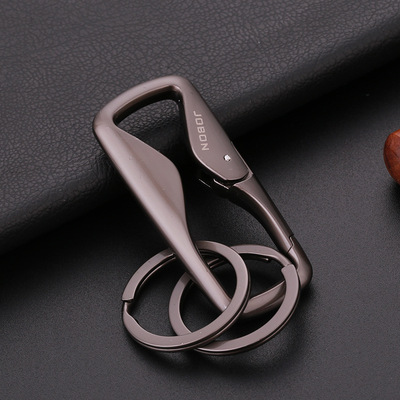 jobon中邦金属钥匙扣简约创意礼品男士腰挂简约汽车钥匙链锁匙扣