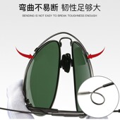 新款 记忆框飞行太阳镜偏光驾驶镜墨镜男士 眼镜司机驾车蛤蟆镜999