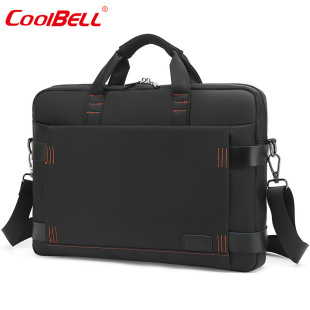 厂家现货礼品印字大容量公文包15寸笔记本电脑包单肩包男款手提包