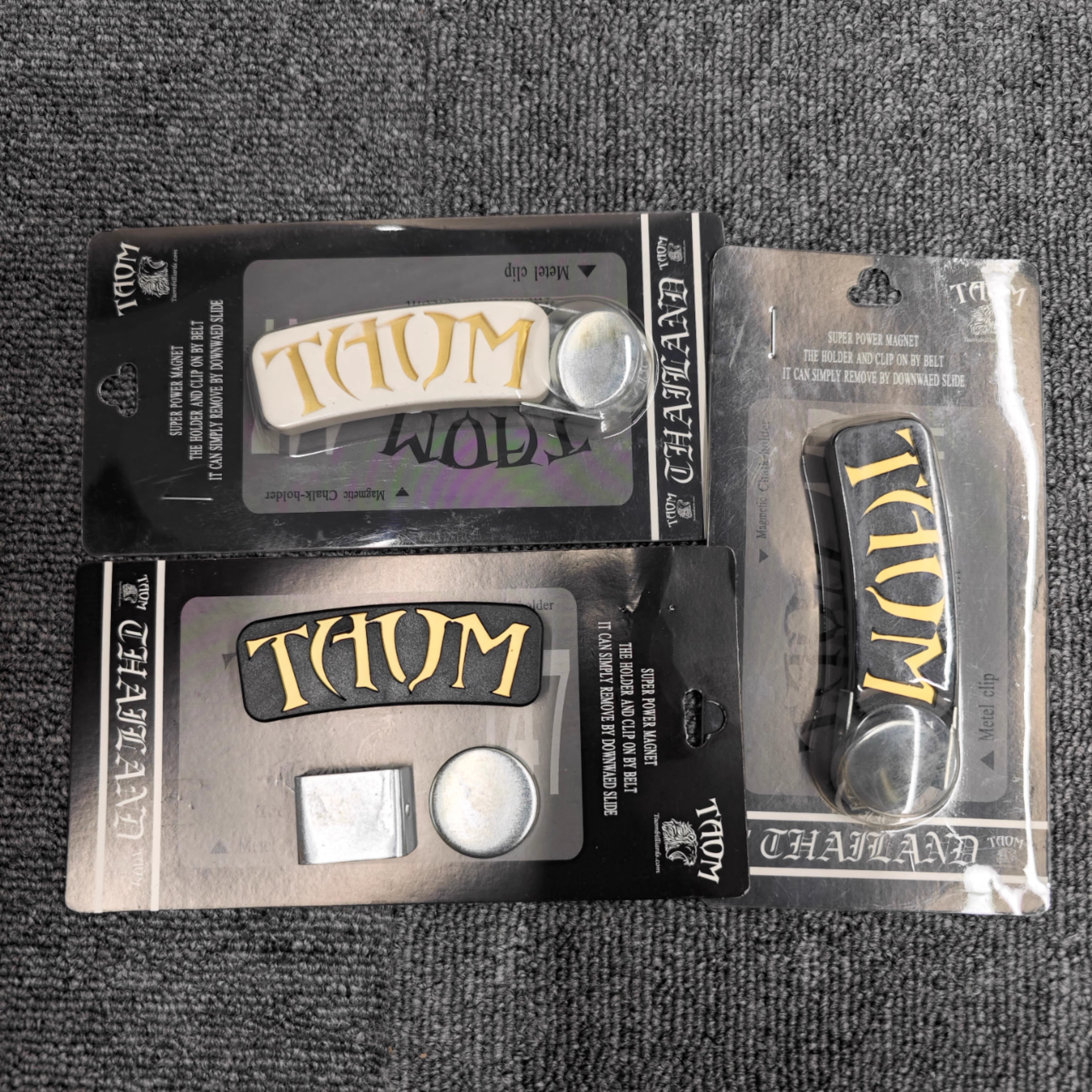 塔悟姆巧克夹巧粉夹两用磁吸台球用品配件台球杆巧克粉夹