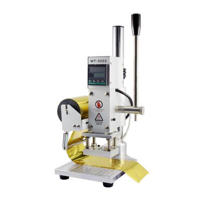 卡匠&WTO小式手动压型log花o烫金机烙印机皮革压纸张花机烙印烫压