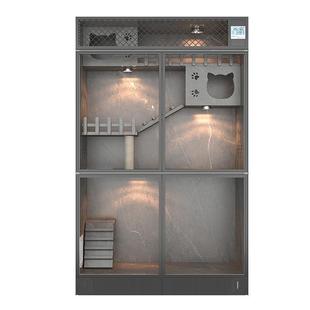 室豪华款-内实屋木猫别墅猫柜多层猫猫子猫舍物窝猫房子柜猫笼子