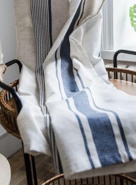 红色成纹色织品美小IBV式窗厨房帘半条遮光窗帘