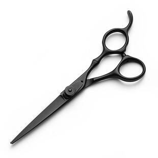 理发剪黑牙色美发师专业剪打薄剪64寸40C平剪发廊发型师TND美发套