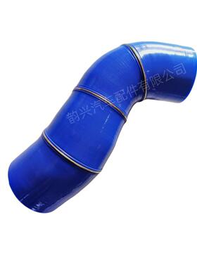 高汽车纹硅胶管涡轮增压驼中冷器耐温夹布峰波钢丝管进出气CZI管