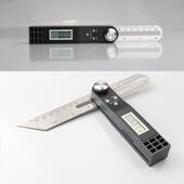 凡莜数显度尺活动滑动角T型量器尺角度仪水角平尺倾角仪卡尺