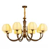 中古风式 复古灯高级法感卧室客厅主437灯美式 房复古简吊约书餐厅