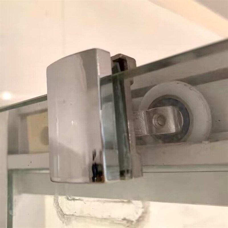淋浴房轨道浴室吊轨卫生间玻璃淋浴房滑轮移门滚轮推拉圆弧型