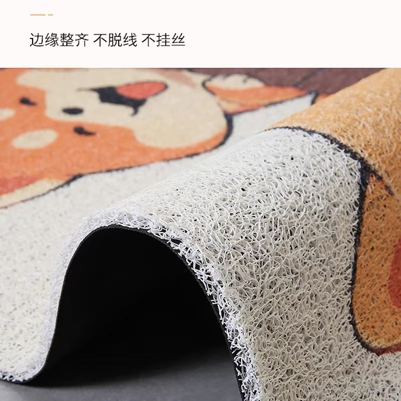 公回家入户丝圈垫进门玄关除尘地垫家用蹭土垫子耐磨家用可裁剪