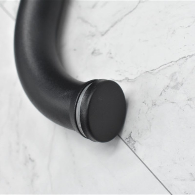 淋浴房拉手 浴室卫生间玻璃门扶手淋浴移门把手黑色不锈钢孔距