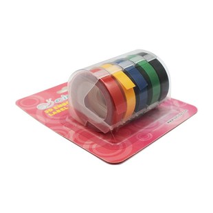 希迪原装 打印标签胶带9mm适用达美mote手动D立体压纹刻字机贴纸