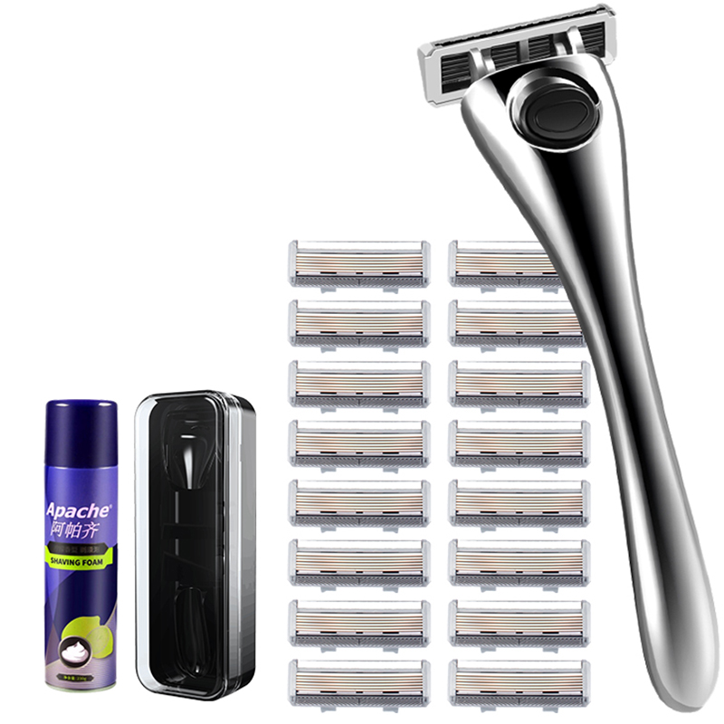 德国层手动剃须刀胡子胡须刀刮胡刀 刀片式阿帕奇送男朋友