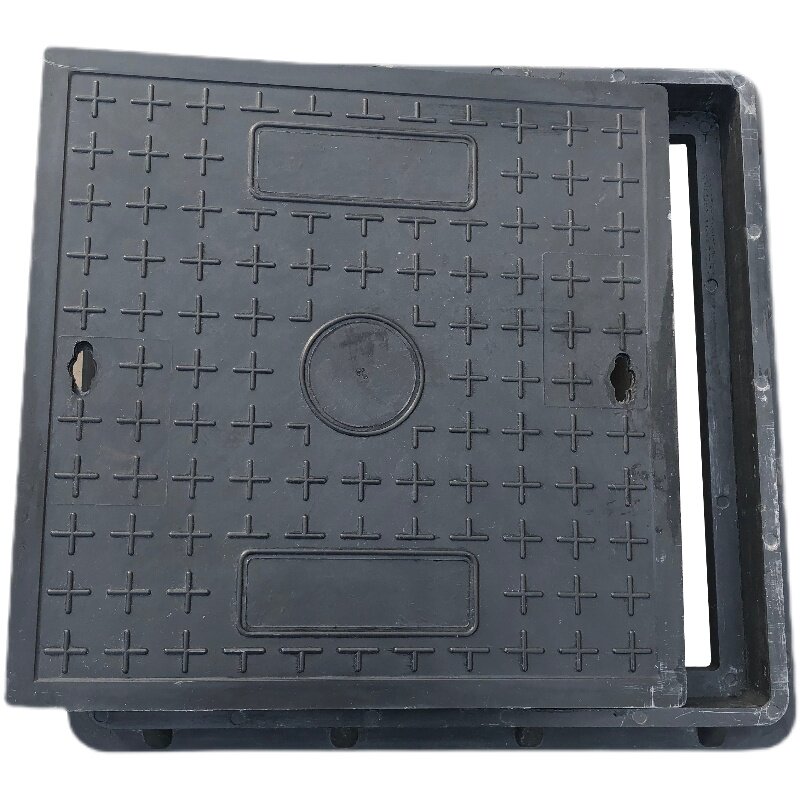 树脂复合方形雨污水重型通信水表箱弱电电缆沙井盖窨井盖电力盖板