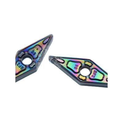 自贡长城VNMG160404 160408-BF2 GF AP105 淬火高硬七彩数控刀片