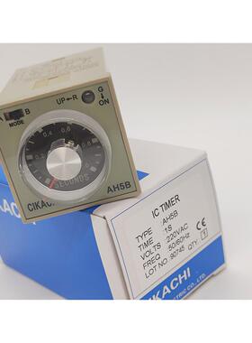 原装CIKACHI台湾嘉阳AH5B时间计时器AB可调 园8脚时间继电器1a1b