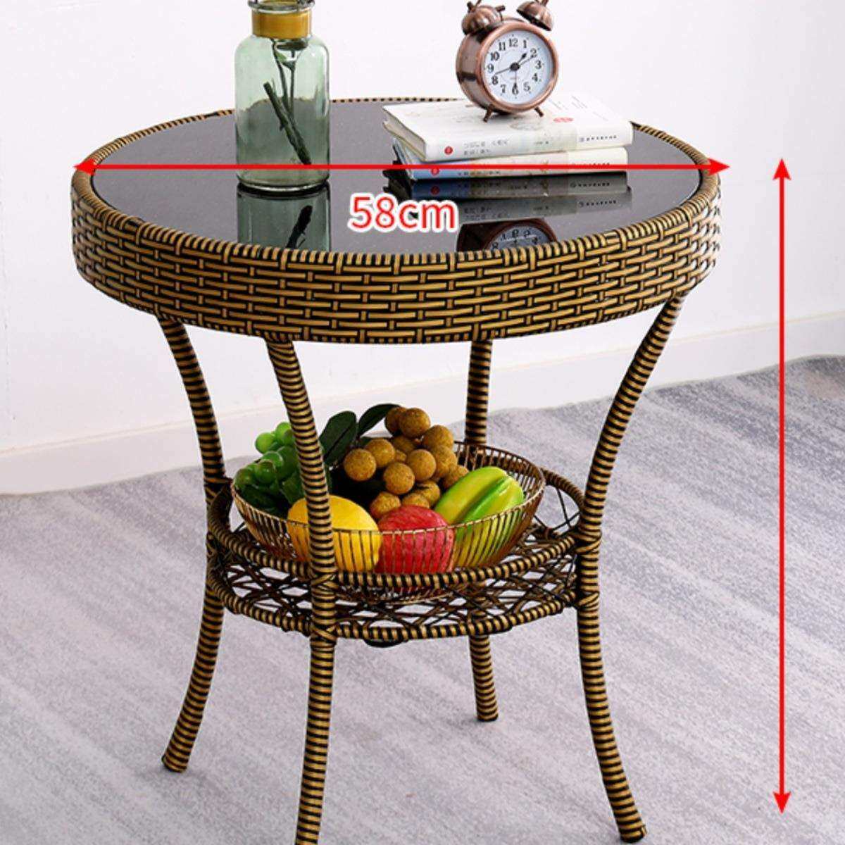 阳台小茶几小户型茶桌茶台藤编方形小圆桌藤椅子组合休闲玻璃,鲜花速递/花卉仿真/绿植园艺,割草机/草坪机,淘宝优惠券,粉丝福利购,淘宝优惠卷