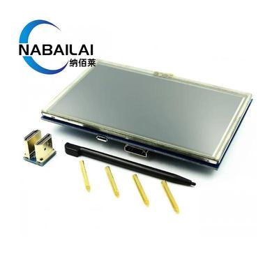 兼容树莓派RaspberryPi5寸A+/B+/2BLCD液晶屏触摸屏HDMI
