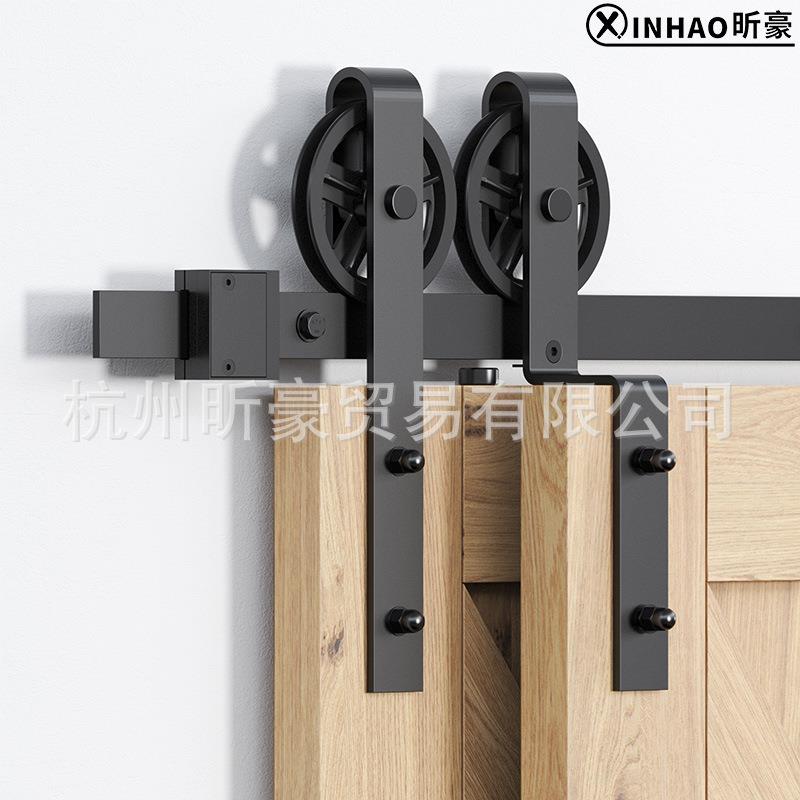 大轮bypass单轨道双排门重叠门移门吊轮吊轨谷仓门吊轨谷仓门五金