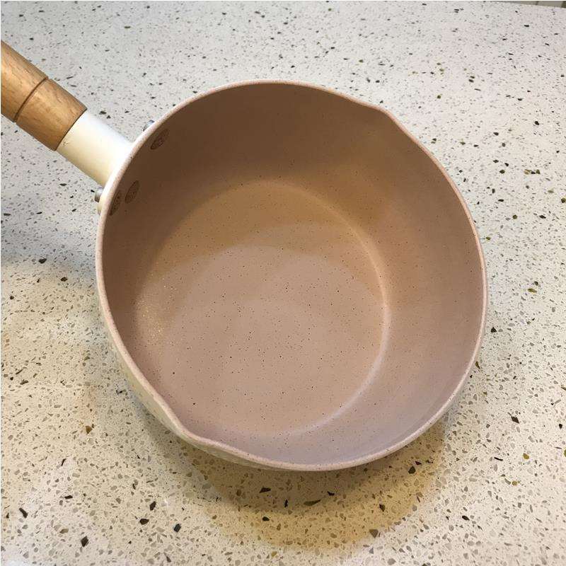 新款自留颜控日式雪平锅汤奶锅不粘锅牛轧糖雪花酥电磁炉1至2人云