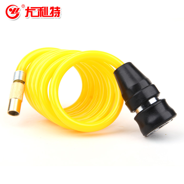 精品适用尤利特8113/8113C车载充气泵快速接头双缸高压充气管2.5