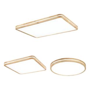 现代北欧原木风ed吸灯书儿童卧房室房间简顶约l实木FHQ创意网红灯