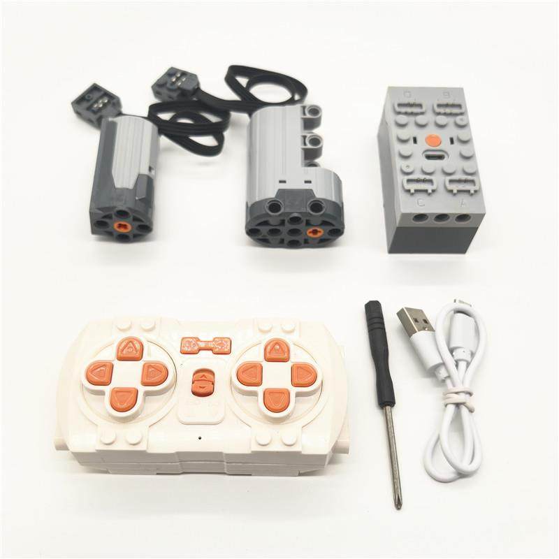 小牛8600积木车模动力组电机组小布8604马达动力组遥控器配件