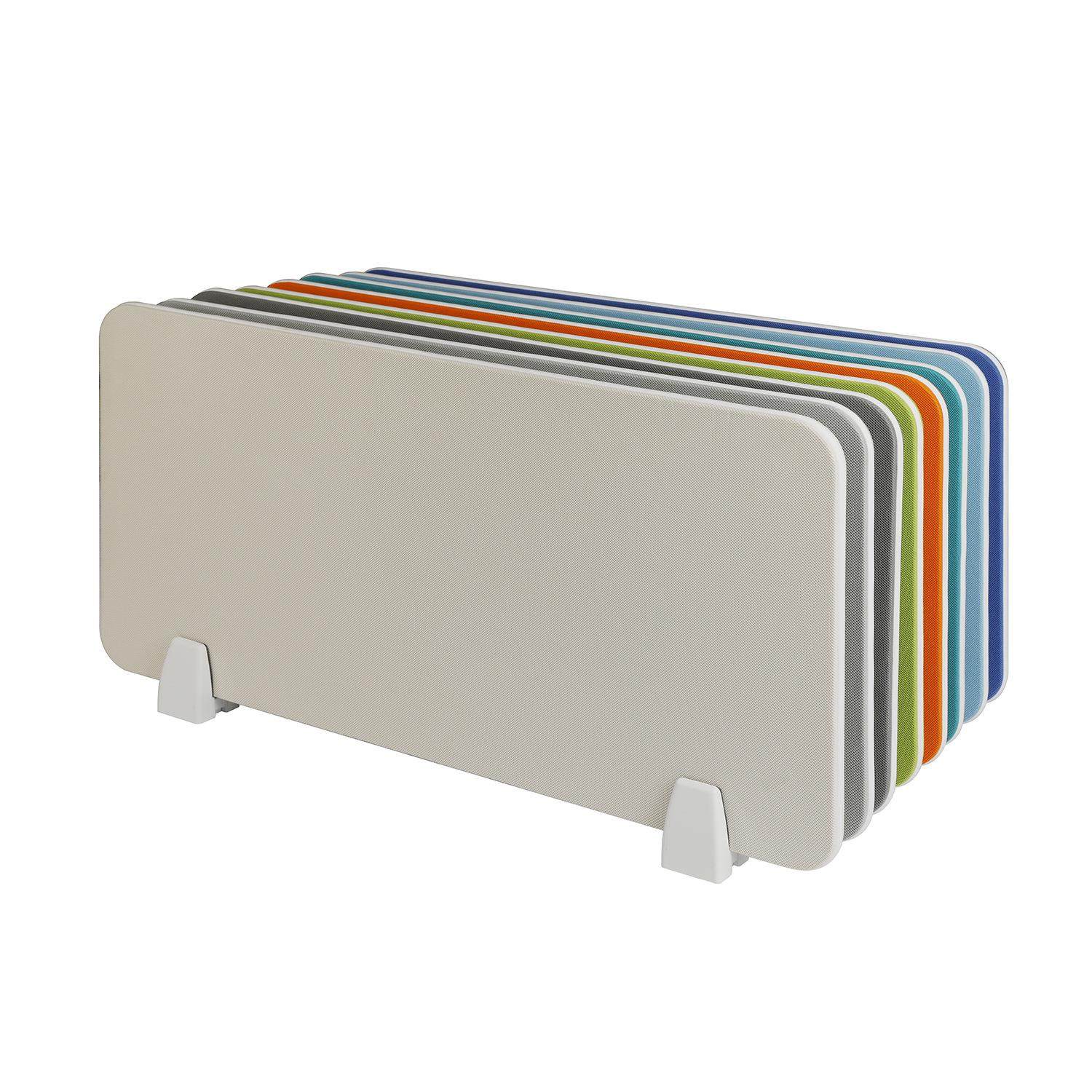 磁吸彩色办公桌隔板桌面挡板免打孔职员工位置物板60纤维板