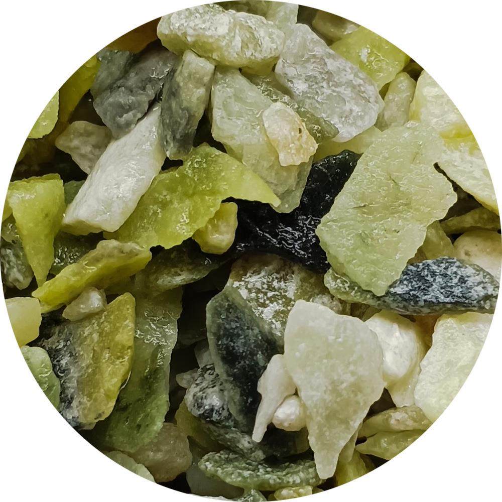 丹东绿矿山直发透水骨料绿石子园林绿化装饰室内外水磨石洗米石