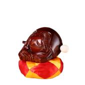 木法器打实木一套寺庙家鱼用PGF击乐器紫木大号念经木檀鱼木雕摆