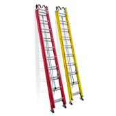 绝缘梯子玻璃纤维钢BLA1206电工升梯缩子防梯子降消伸梯工程两联