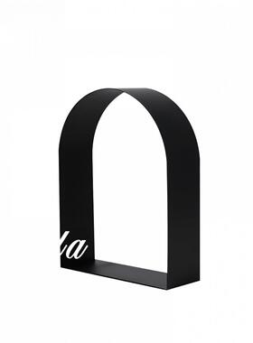 约创拱门铁艺样板间EBL售楼处意客厅电简视玄关软装饰品柜工艺品